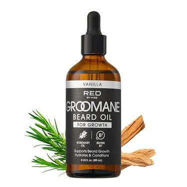 Red by Kiss Groomane Beard Oil – Vanilla 3 Oz - ANNS BEAUTY SUPPLY